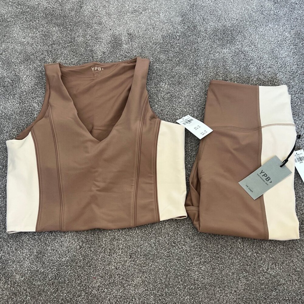 Abercrombie YPB Tan/Cream Set